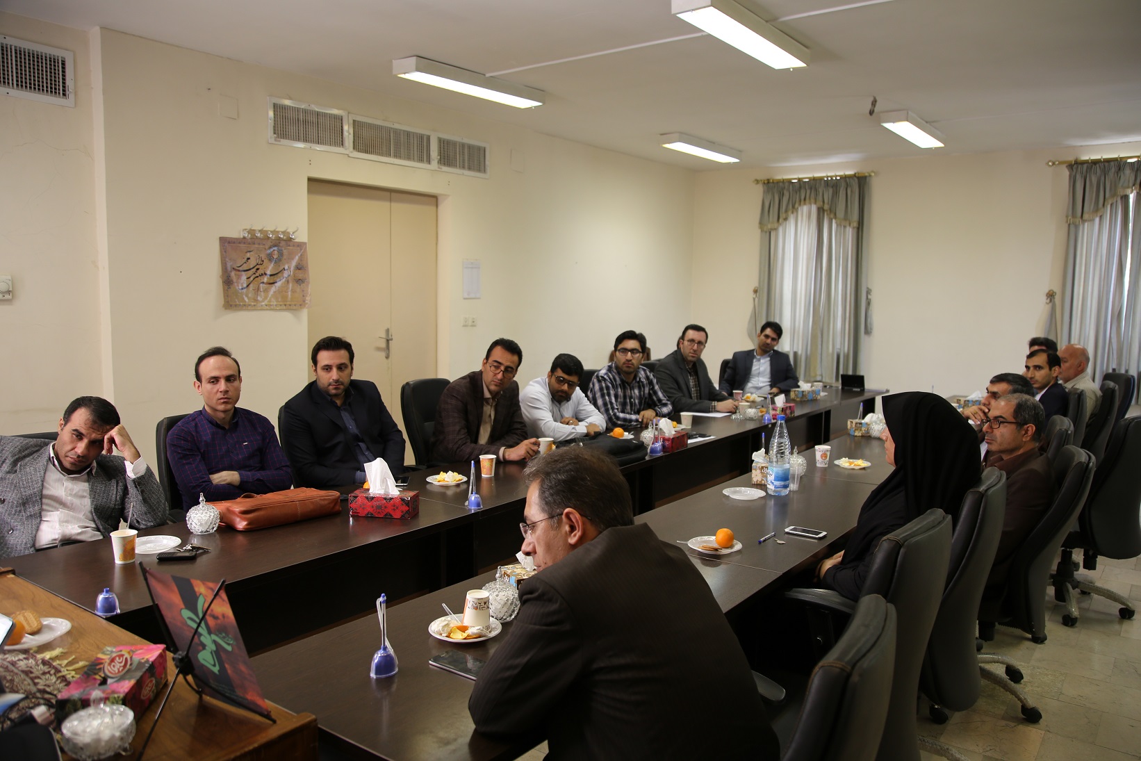 برگزاری نشست حلقه صالحین در دانشکده فنی و مهندسی توسط نهاد نمایندگی مقام معظم رهبری با موضوع بیانیه گام دوم انقلاب